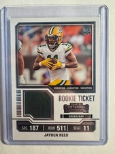 K285,726 - 2023 Panini Contenders Ticket Swatches Variations #18 Jayden Reed