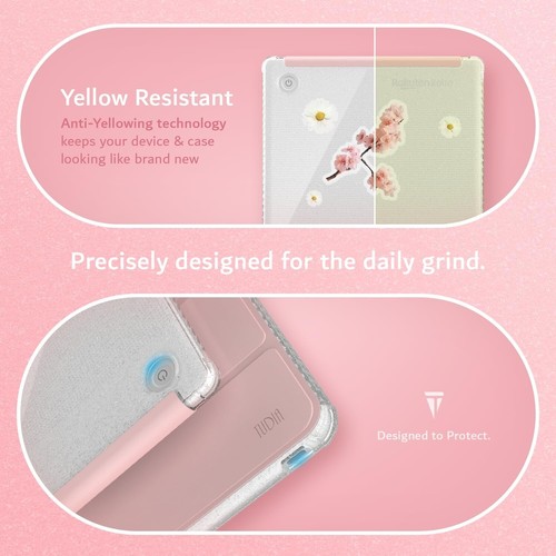 Case for 7" Kobo Libra Colour Flip (2024) TPU Leather SKN Slim Fit Cover - Picture 10 of 35
