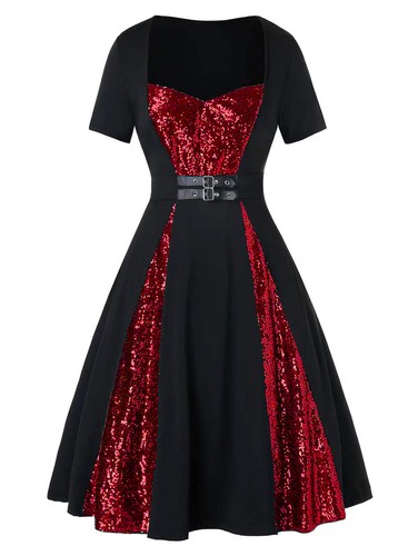 Halloween Women Gothic Steampunk Vampire Dress Adult Witch Party Cosplay Costume - Picture 36 of 42