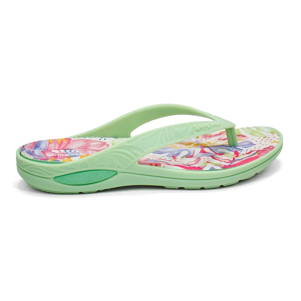 Women Spring Step Contilo Cushioned Flip Flop Thong Sandals - Image 2 of 4
