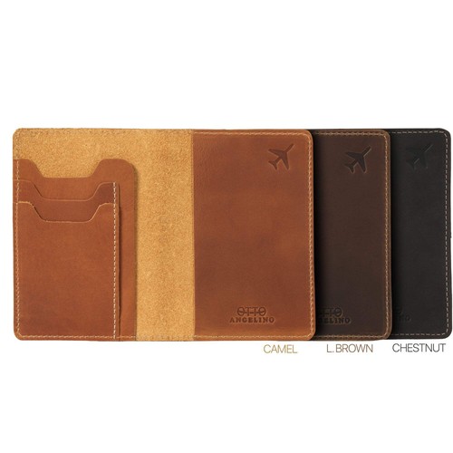 Personalized Genuine Leather Passport Holder - Unisex - Picture 7 of 22