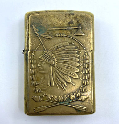 zi 98　弾丸　コルト　パイソン　ジッポー Vintage 98 Zippo Barrett Smythe Native American Indian Chief