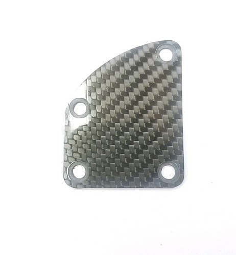 CARBON FIBER GLOSS NeckPlate Fits Fender Deluxe Thinline Telecaster Tel Contour - Picture 9 of 10
