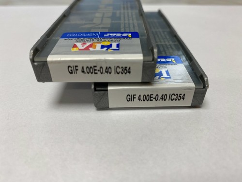 * PAQUETE DE FÁBRICA * ISCAR GIF 4.00E-0.40 IC 354 10 piezas - Imagen 4 de 5