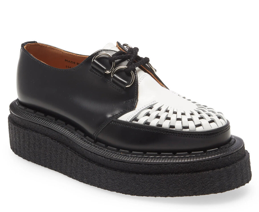 SACAI X GEORGE COX Women's Hamilton Platform Derby Creepers Black
