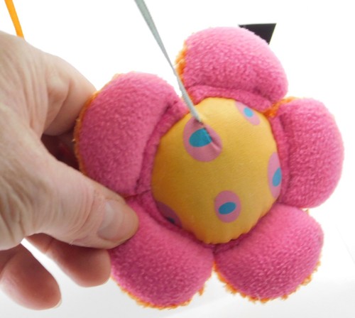 Kids II Frog Hanging Mobile Snail Butterfly Flower Plush Toy Exc Condition - Picture 6 of 12