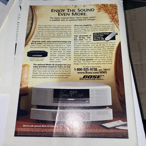 Lot Of 9 2008 Era Bose Advertising Preowned Magazine Ads - Picture 6 of 10
