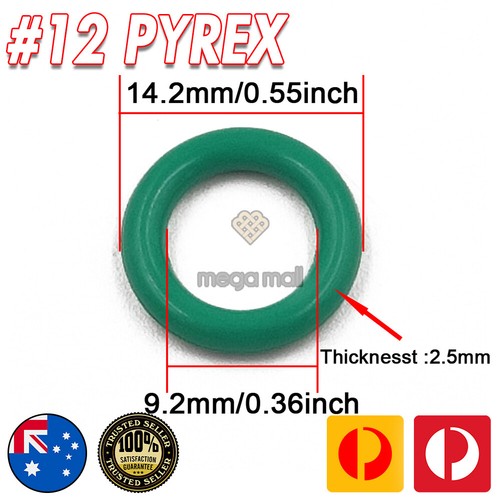 Pyrex Glass TIG Cup Kit - 2.4mm FUPA - WP 17 18 26 - BBW FURICK MILLER - Picture 10 of 12