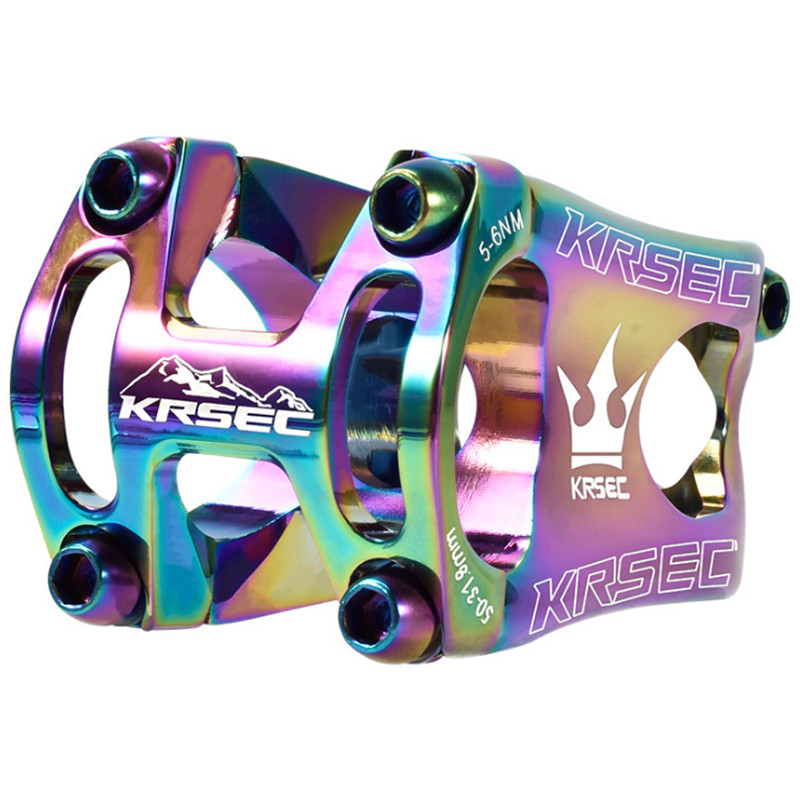 KRSEC Short Bar Stem 31.8mm 50mm Aluminum Alloy for 1 1 8