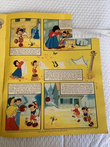 Vintage Disneyland magazine for beginning readers number 16 Some Pages Have Tear - Picture 4 of 5