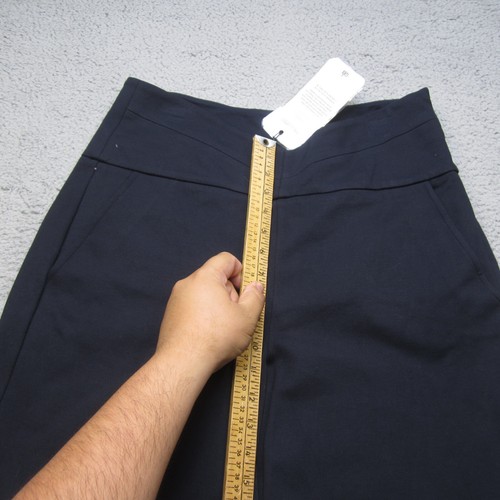 Cabi Coco Trouser Pants Womens 12 Blue Wide Leg Flared Stretch Preppy - Picture 5 of 13