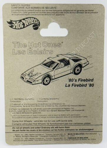 Hot Wheels Blackwall PONTIAC J2000 on CANADIAN FRENCH CARD #3917 in BLISTER !! - Picture 6 of 6