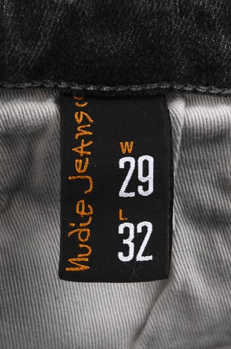 36308 Nudie Jeans Hightop Tilde Gris Brillante Hombres Jeans en talla 29/32 - Imagen 6 de 8