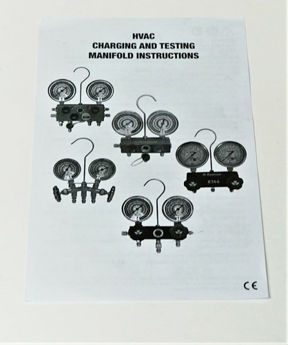 59236 Mastercool A/C HVAC  Refrigeration Manifold w 36" Ball Charging Hoses - Picture 9 of 9