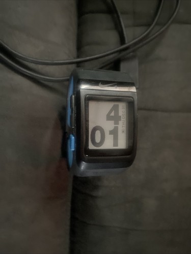 Nike+ Tom Tom GPS Reloj para Correr Azul/Negro Probado Funciona✅ Signos de Desgaste - Imagen 6 de 6