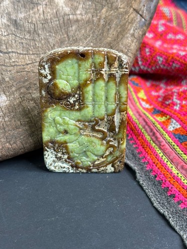 Old Chinese Stone Dragon Pendant 2 …beautiful collection and accent piece - Picture 9 of 11