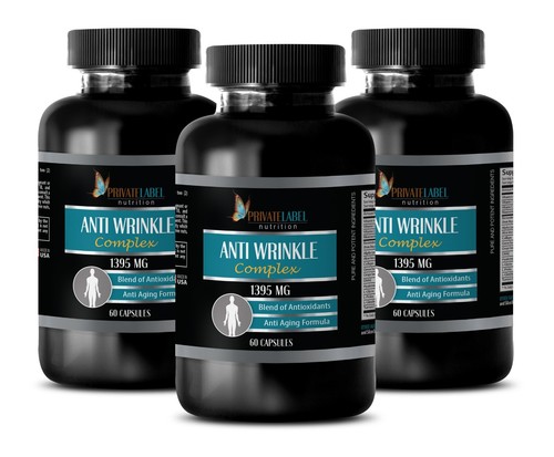 ANTI-WRINKLE COMPLEX - 3 Bottles (180 Caps) - Radiant Beauty Unveiled