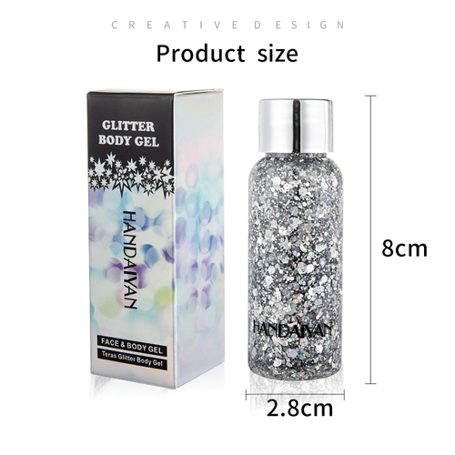 Eye Glitter Nail Hair Body Face Stickers Gel Art Loose Sequins Cream Diamond Jew - Picture 3 of 3