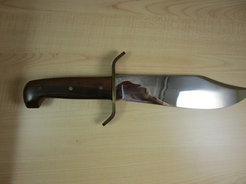 Western Cutlery 9" blade BOWIE KNIFE Vintage with Sheath/Box/Inserts Very Clean - Picture 5 of 15