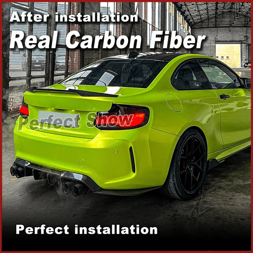Per BMW 2 Coupe F87 M2 2015-2019 Diffusore Posteriore Carbonio Diffusore Spoiler Attacco Posteriore - Foto 4 di 12