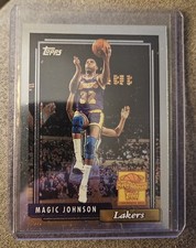 2000-01 Topps Chrome Basketball Magic Johnson MJ10 - Los Angeles Lakers HOF