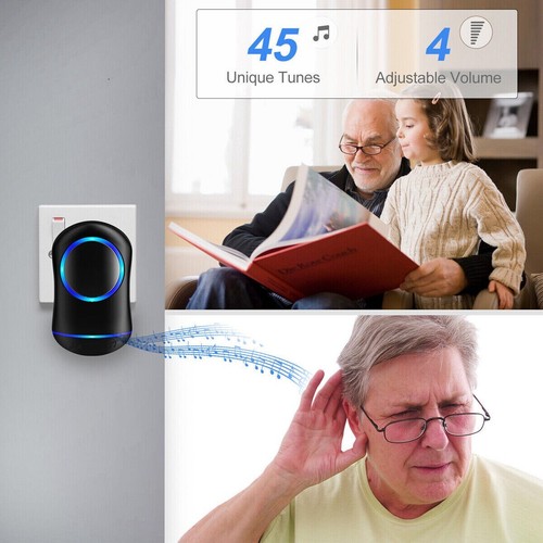 Wireless Door Bells Waterproof 1000ft Long Range Plug in Home Cordless Doorbells - Picture 5 of 12