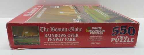 NEW Boston Globe Red Sox 550 Piece Jigsaw Puzzle - RAINBOWS OVER FENWAY 18 x 24" - Picture 5 of 8
