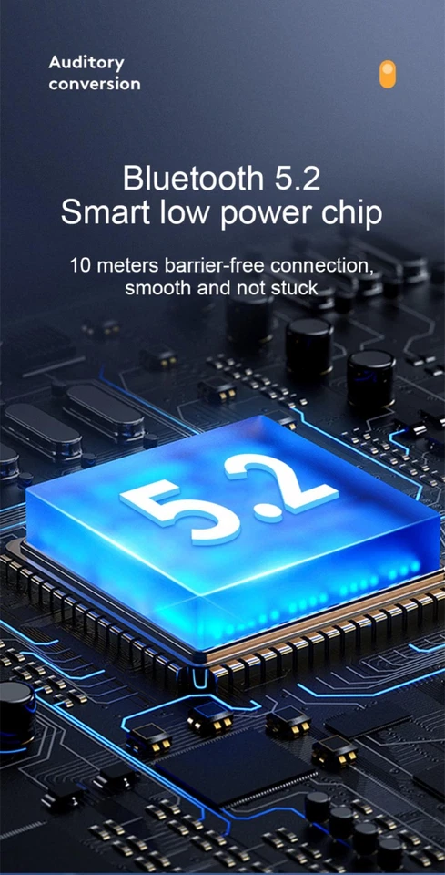 Bluetooth Earpiece Wireless Handsfree Sport Earbud Power Display Noise Reduction - Image 2 of 4