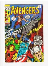 Avengers #80   ORIGIN & 1ST RED WOLF -ROY THOMAS~JOHN BUSCEMA~MARVEL! comic