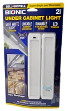 Bell + Howell Under Cabinet Lighting 2-Pack Rechargeable LED Light Strip