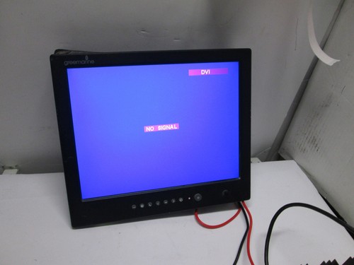 Green Marine Monitor 15" Display screen AWM-1500 VGA DVI VDEO for Boat Ship - Picture 8 of 22