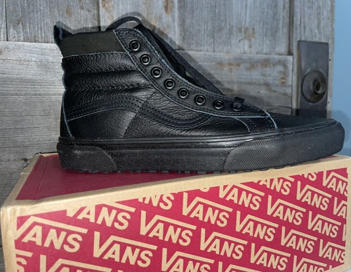 Vans Sk8-Hi Mte talla 7,5 para hombre 9 cuero negro VN0A4BV7XKN - Imagen 7 de 15