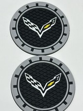 Chevrolet Corvette Logo Coasters 2pk