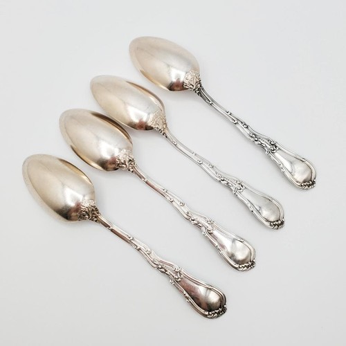 "4 cucharas de café Gorham Hanover cuencos dorados 1895 5 1/4""" - Imagen 4 de 6