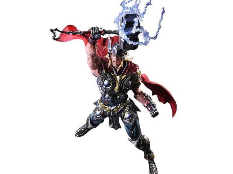 THOR: Figura Kai Variante Marvel Comics Play Arts Square Enix NUEVA EN CAJA VENDEDOR DE EE. UU. Foto 3 de 4