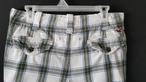 Pantaloncini cargo Hollister California taglia 30 India tasche bottoni Fly Gorpcore - Foto 8 di 9