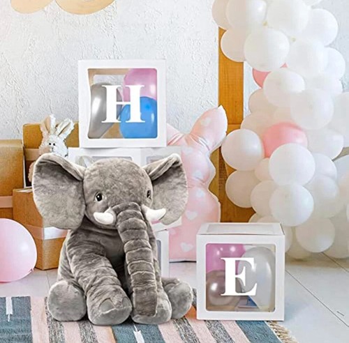 Juguete de peluche de elefante de peluche Homily 24 pulgadas con envío gratuito - Imagen 4 de 6