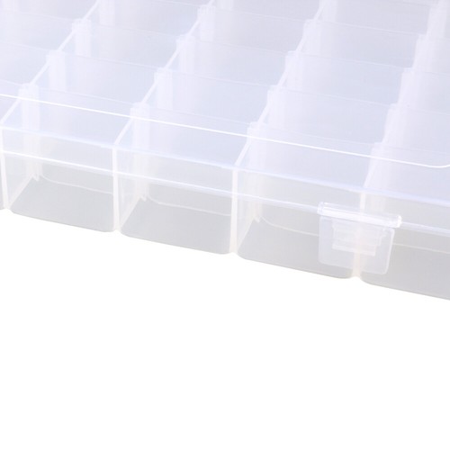 Aufbewahrungsbox Kunststoff Schmuck Organizer 36 Fächer Behälter Etui Perlen Basteln - Bild 2 von 8