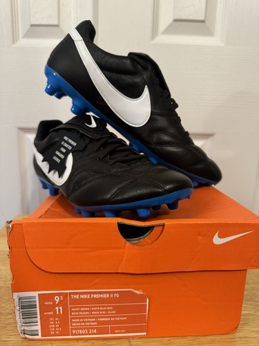 The Nike Tiempo Legend Premier II 2.0 FG Soccer Cleats Kangaroo Leather Upper - Picture 2 of 5