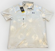 NWT Men's Under Armour Playoff Polo 2.0 Blue Sz Medium MSRP 70