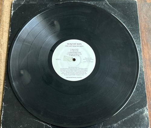 Rare Sunz Of Man The Last Shall Be First Clean Promo Vinyl 2X LP Wu Tang Clan - Picture 2 of 5