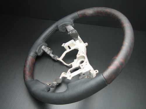 Toyota LAND CRUISER FJ200 FJ-200 2008-2014 wood genuine leather steering wheel - Bild 2 von 5