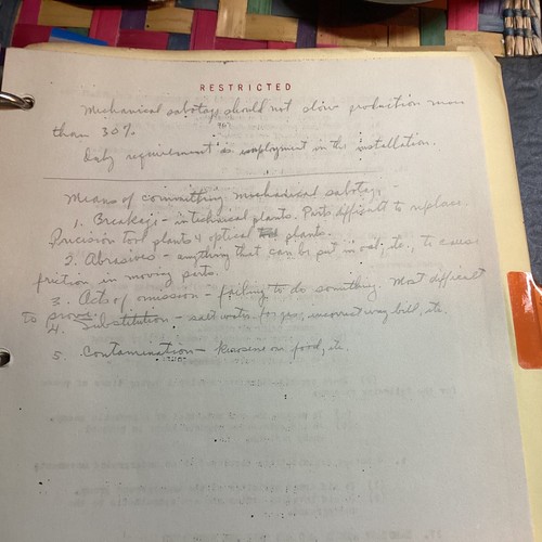1951 Army Counterintelligence Manual Original Restricted Ft.Holabird Maryland!! - Picture 17 of 24