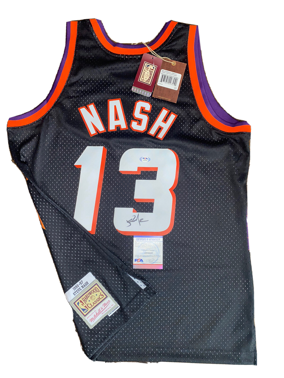 Autographed Steve Nash Retro Suns Jersey - /assist