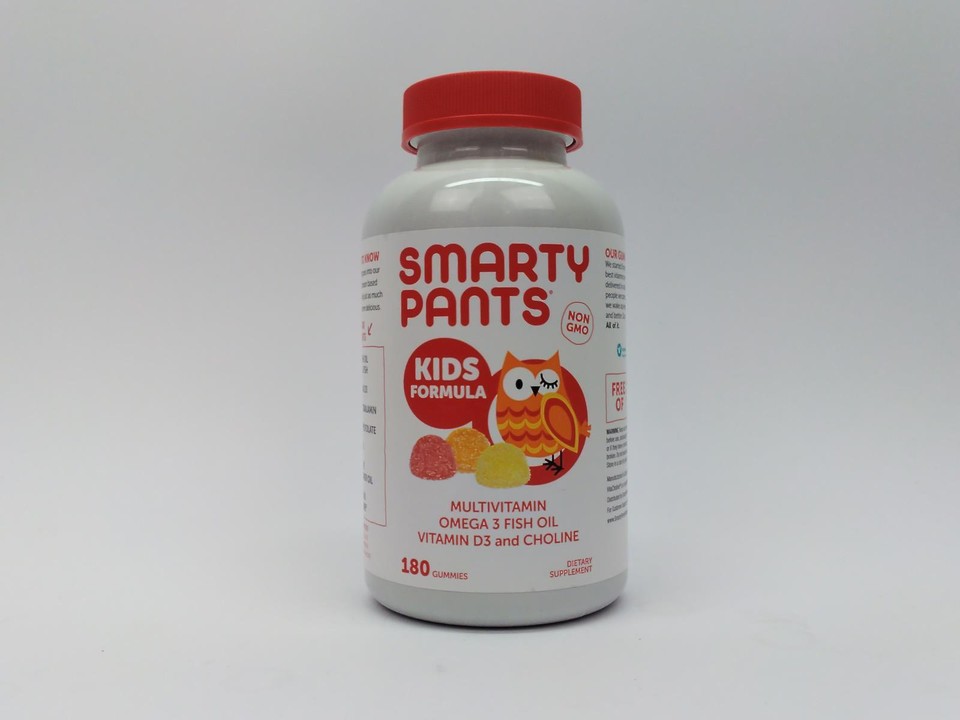 SmartyPants Kids Formula Multivitamin Omega 3 Vitamin D3 Gummies 180
