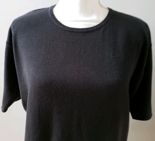 Vintage Casual Corner Black Short Sleeve Pullover Sweater Women's Large - Picture 7 of 10