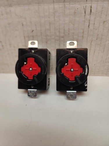 Hubbell HBL20443 Hubbellock Receptacle, 30 amp, 480V, 3 Pole 4 Wire - Picture 2 of 8