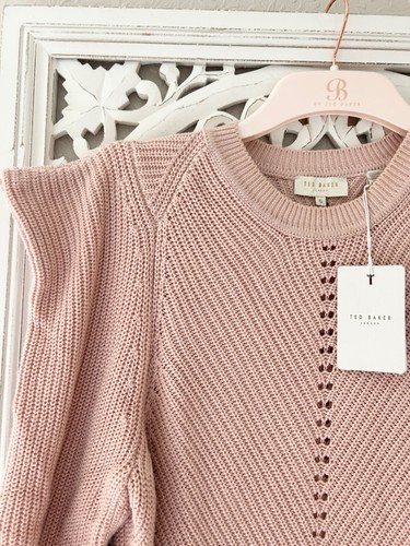 TED BAKER 🎀 Sunniie Jumper RRP £110 Size 5 UK 16 Sweater Top - Picture 3 of 8