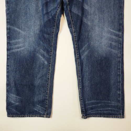 Jeans Polo Ralph Lauren uomo taglia 48Bx30 jeans denim blu grandi e alti vintage - Foto 5 di 13