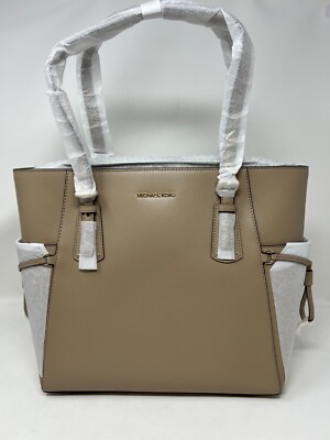 NWT Michael Kors Bag Handbag Voyager Ew Tote Bag Leather Truffle 30F8TV6T4L